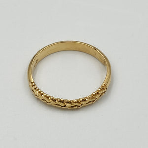 ARGOLLA ORO 14 K 2.8 GRMS (SEMINUEVO)