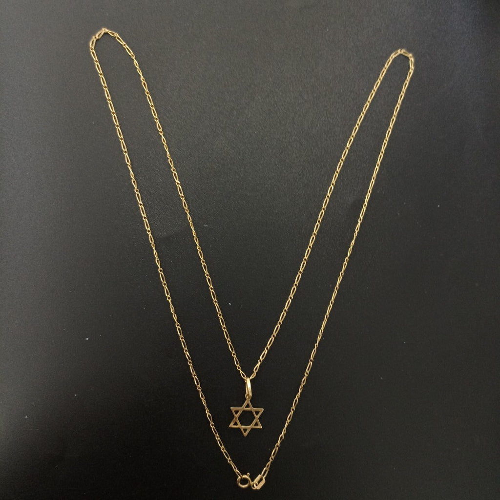 CADENA, DIJE ORO 14 K 3.2 GRMS (SEMINUEVO)