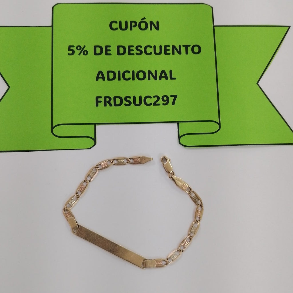 ESCLAVA ORO COMBINADO 10 K 5,20 GRMS (SEMINUEVO)