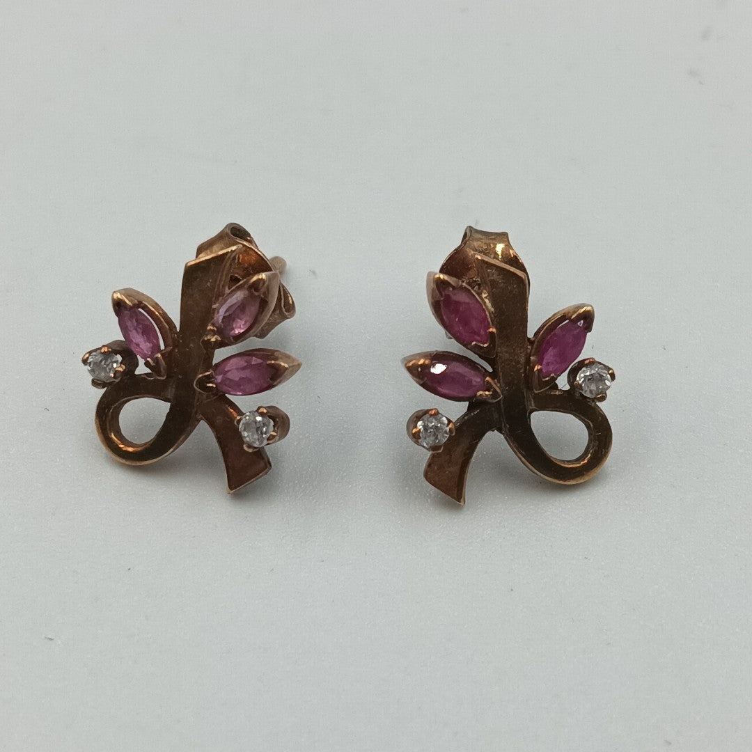 BROQUELES PAR ORO 14 K 2.7 GRMS (SEMINUEVO)