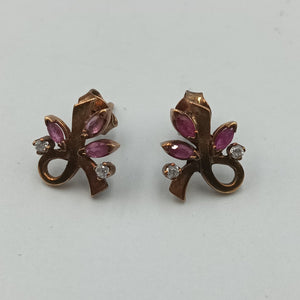 BROQUELES PAR ORO 14 K 2.7 GRMS (SEMINUEVO)