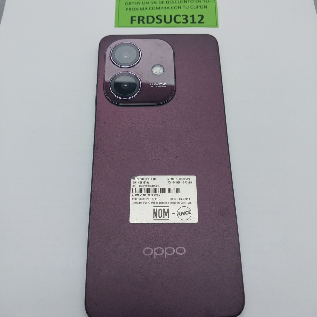 CELULAR OPPO A40 CPH2669 (2024) 256 GB 4 GB RAM (SEMINUEVO)