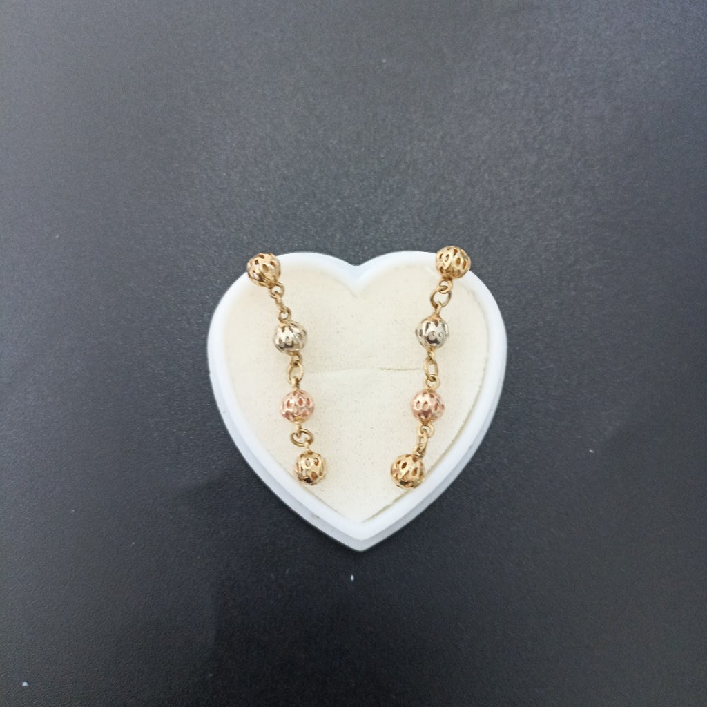 ARETES PAR ORO 14 K 2.5 GRMS (SEMINUEVO)