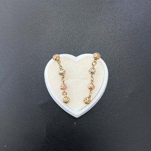 ARETES PAR ORO 14 K 2.5 GRMS (SEMINUEVO)