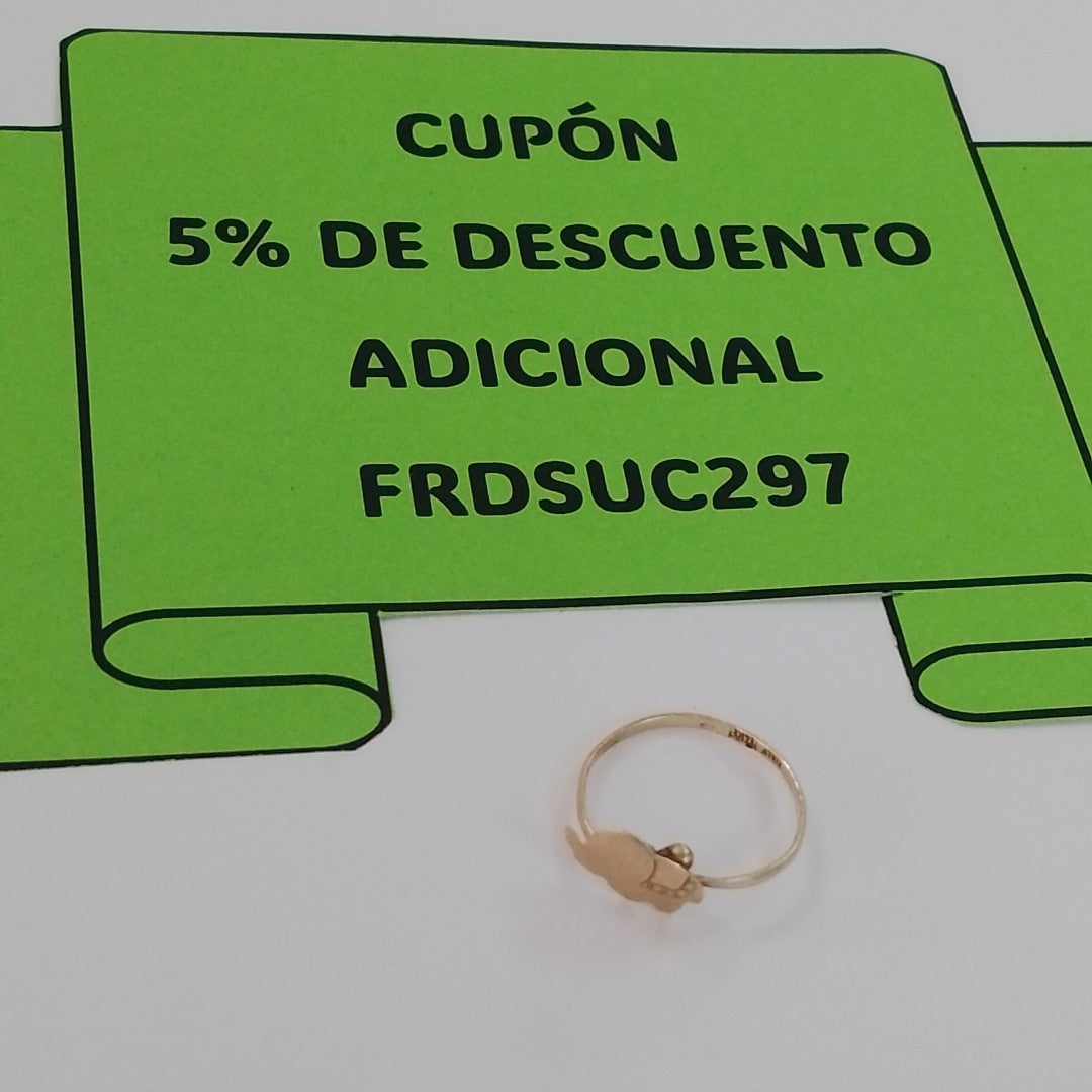 ANILLITO ORO 14 K 1,00 GRMS (SEMINUEVO)