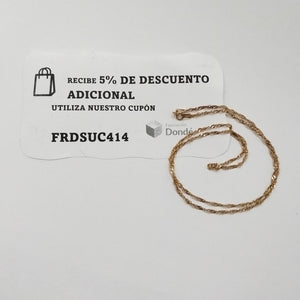 CADENA ORO 10 K 2.4 GRMS (SEMINUEVO)