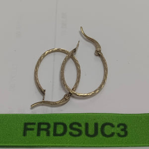 ARETES PAR ORO 14 K 1,20 GRMS (SEMINUEVO)