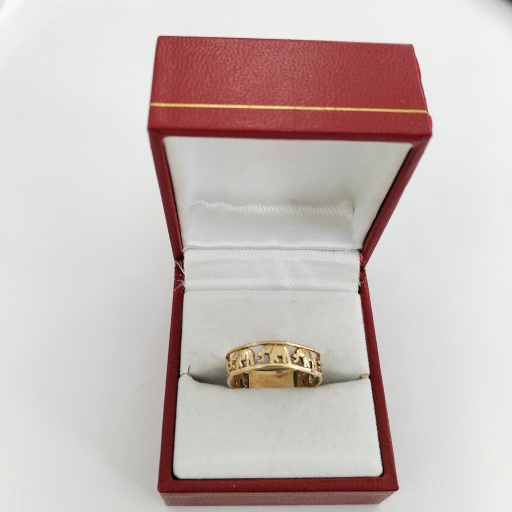ARGOLLA DE LA SUERTE ORO 14 K 2,30 GRMS (SEMINUEVO)