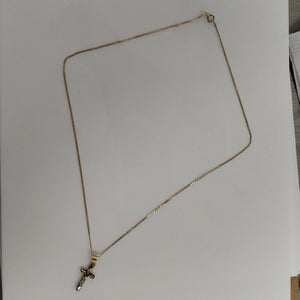 CADENA, CRUZ ORO 10 K 3.1 GRMS (SEMINUEVO)