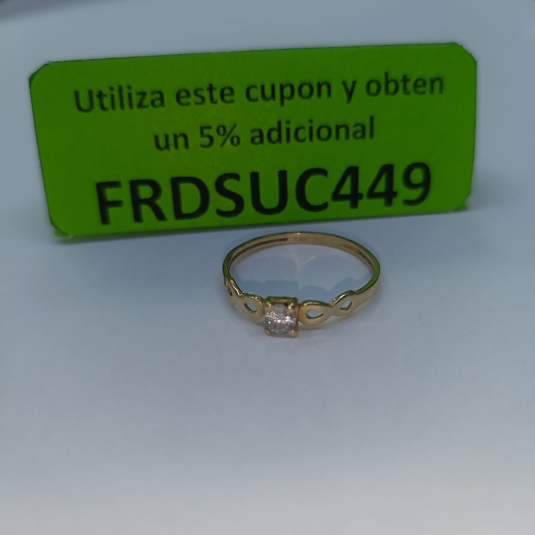 ANILLITO ORO 14 K 0.9 GRMS (SEMINUEVO)