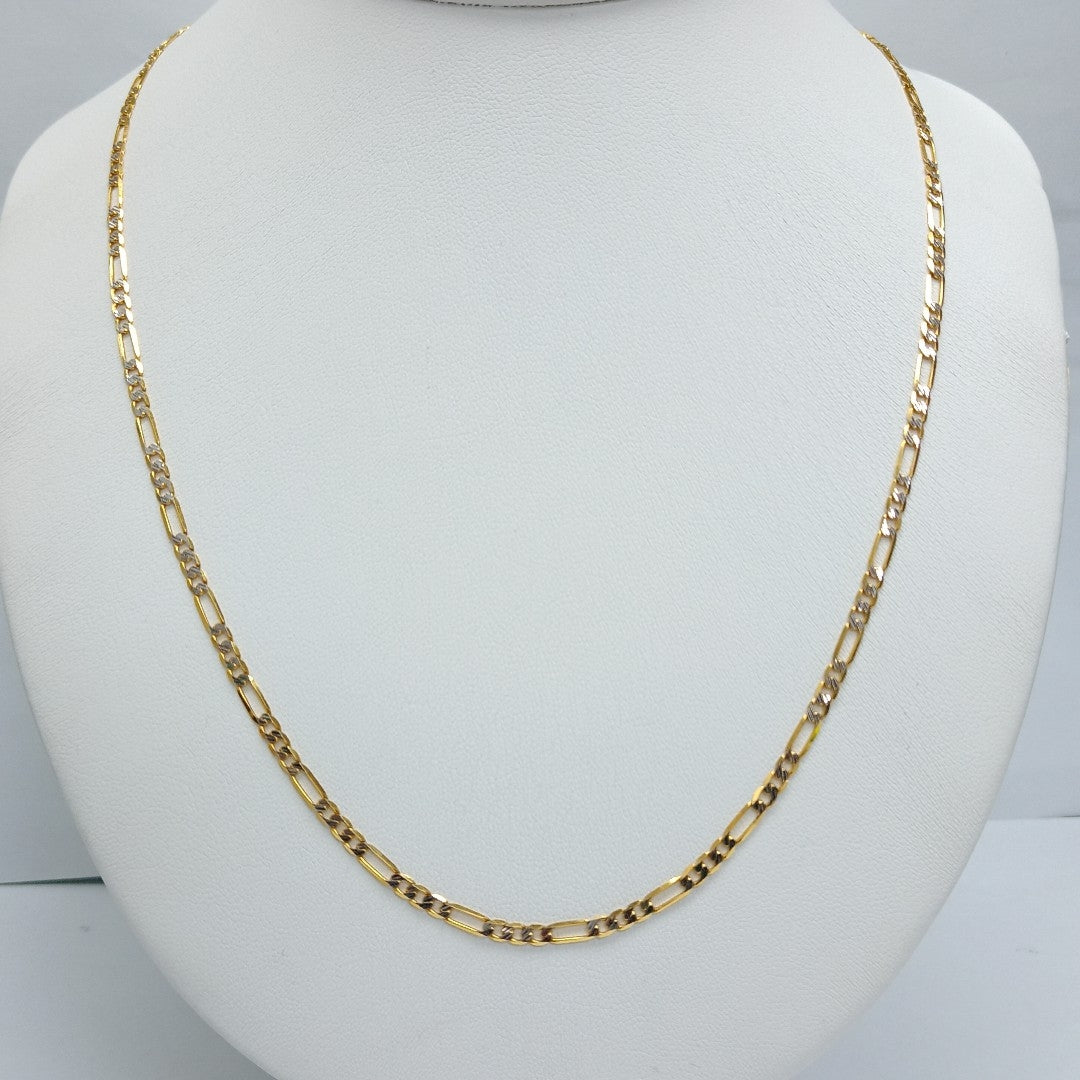 CADENA ORO, RODIADO 14 K 7.7 GRMS (SEMINUEVO)