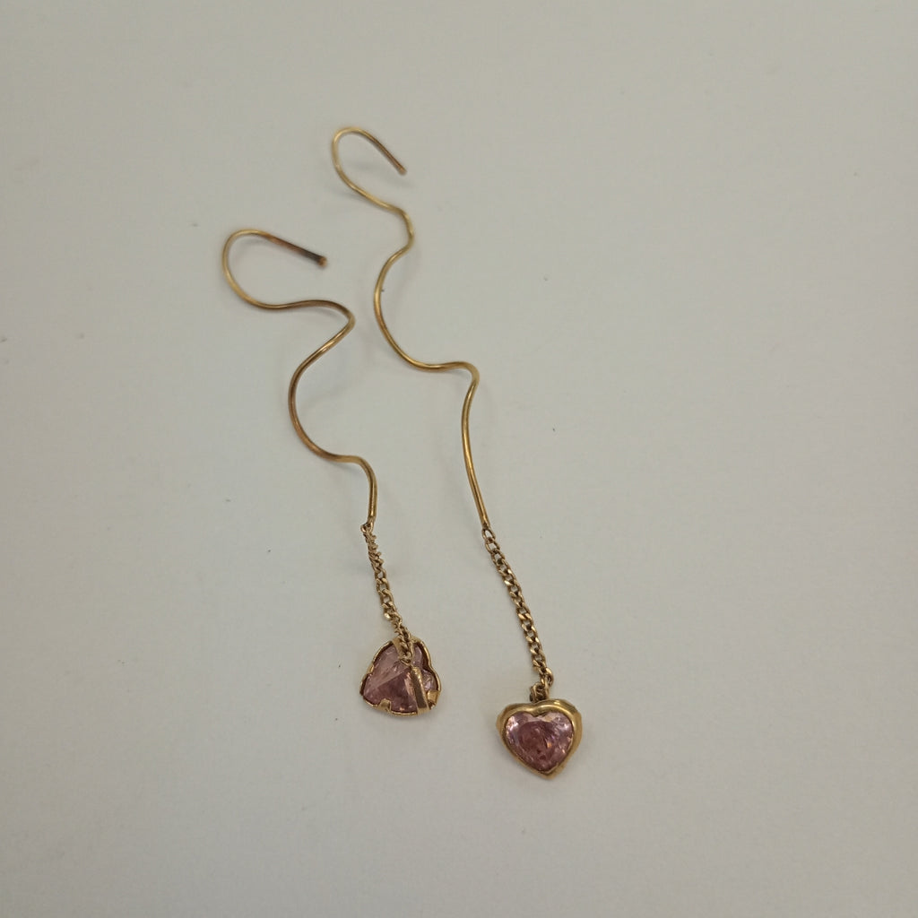 ARETES PAR ORO 10 K 1,00 GRMS (SEMINUEVO)