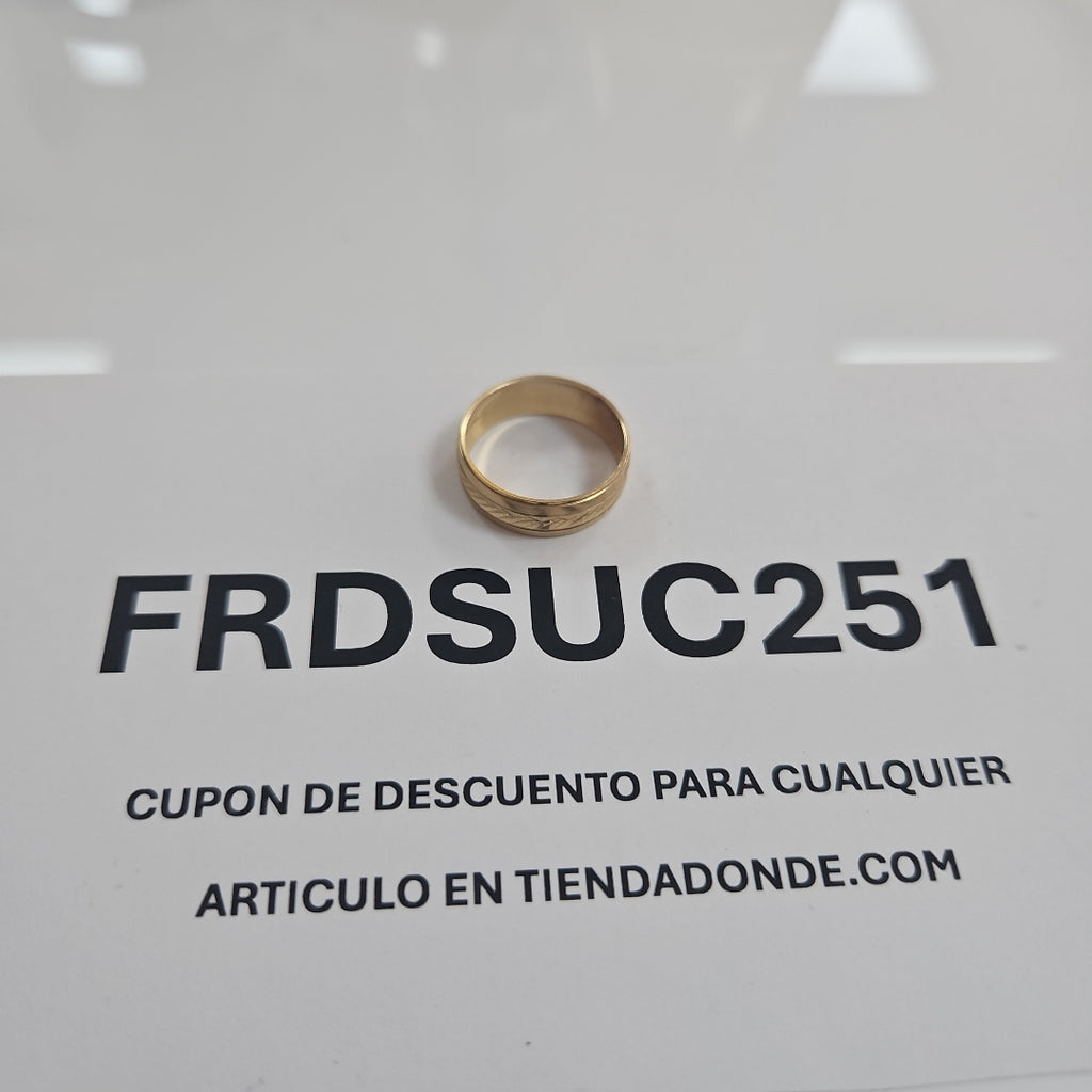 ARGOLLA ORO 10 K 2 GRMS (SEMINUEVO)