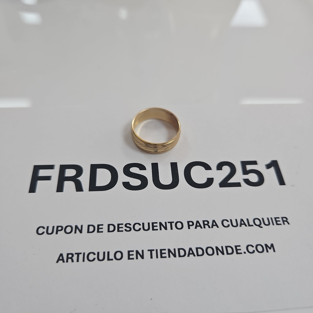 ARGOLLA ORO 10 K 2 GRMS (SEMINUEVO)