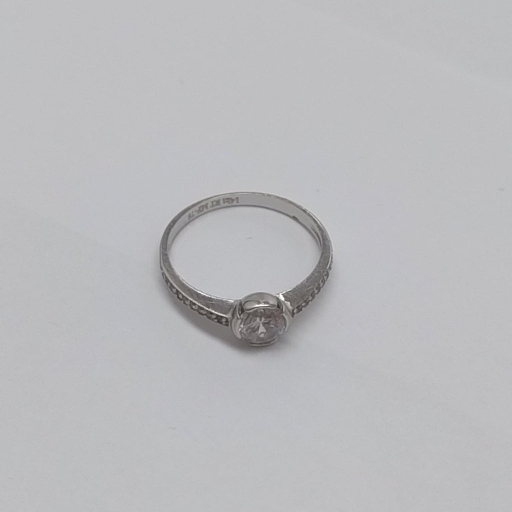 ANILLITO ORO BLANCO 14 K 1,70 GRMS (SEMINUEVO)