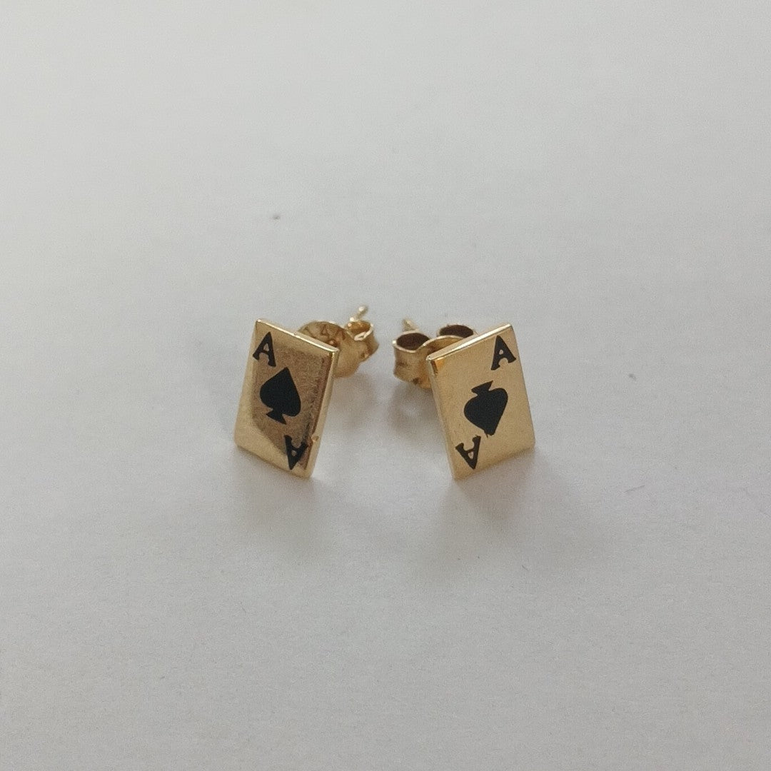 BROQUELES PAR ORO 14 K 0.8 GRMS (SEMINUEVO)
