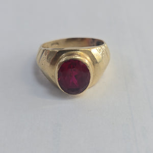 ANILLO ORO 14 K 8,40 GRMS (SEMINUEVO)