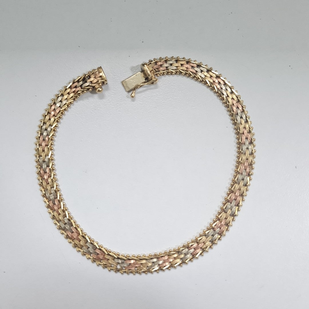 PULSERA ORO 14 K 9.9 GRMS (SEMINUEVO)