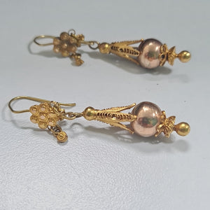 ARETES PAR ORO 8 K 4,70 GRMS (SEMINUEVO)