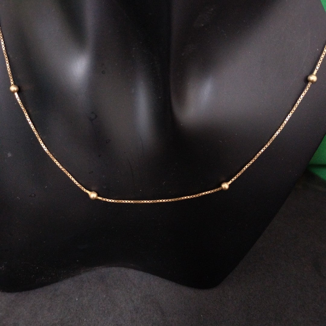 GARGANTILLA ORO 14 K 3.3 GRMS (SEMINUEVO)