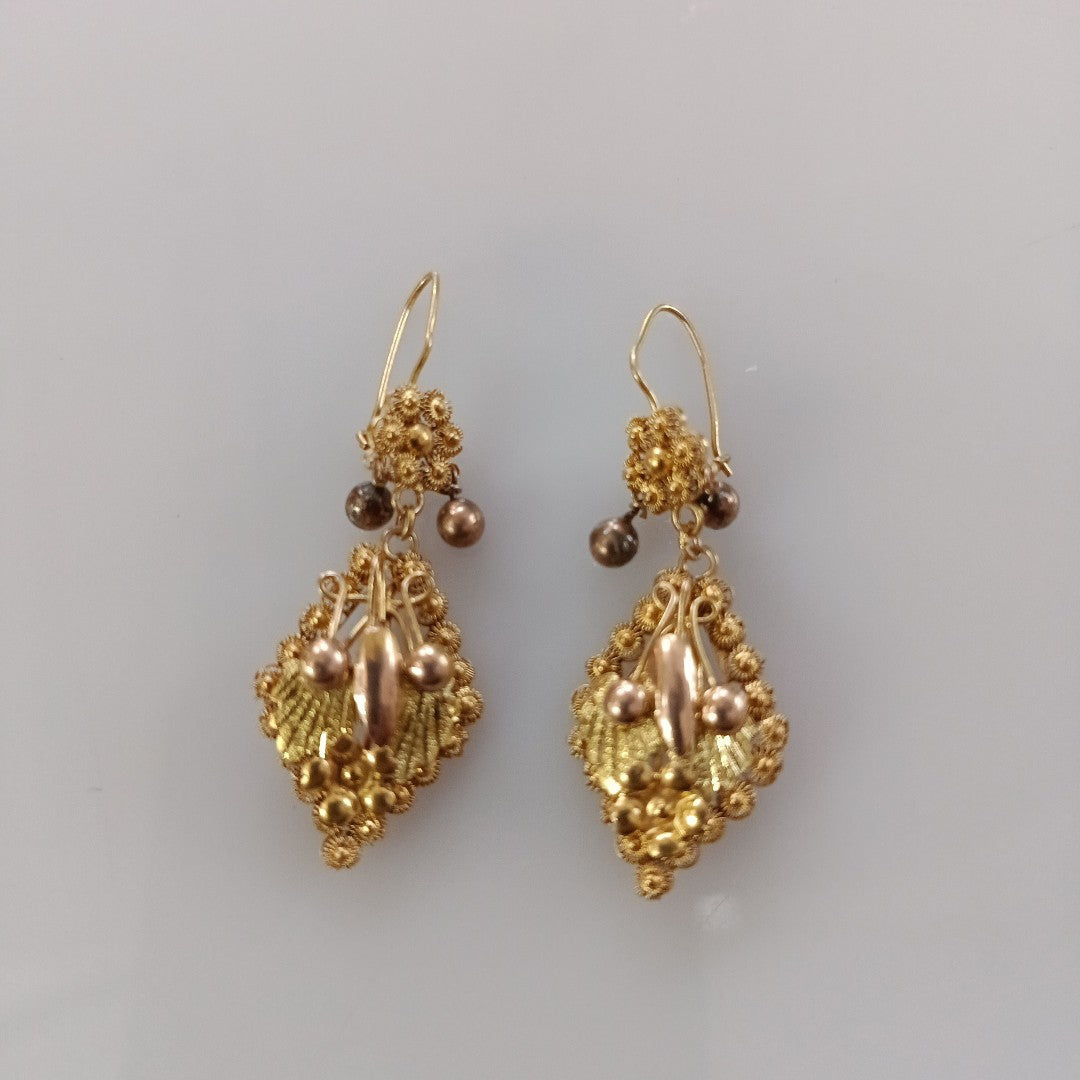 ARETES PAR ORO 8 K 3,40 GRMS (SEMINUEVO)