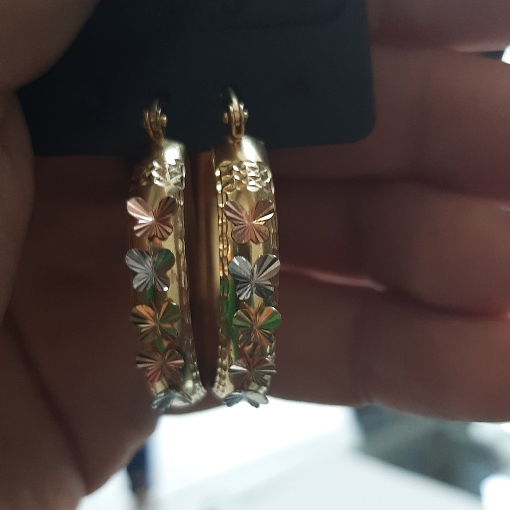 ARRACADAS PAR ORO 14 K 4,80 GRMS (SEMINUEVO)