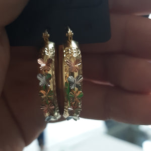 ARRACADAS PAR ORO 14 K 4,80 GRMS (SEMINUEVO)