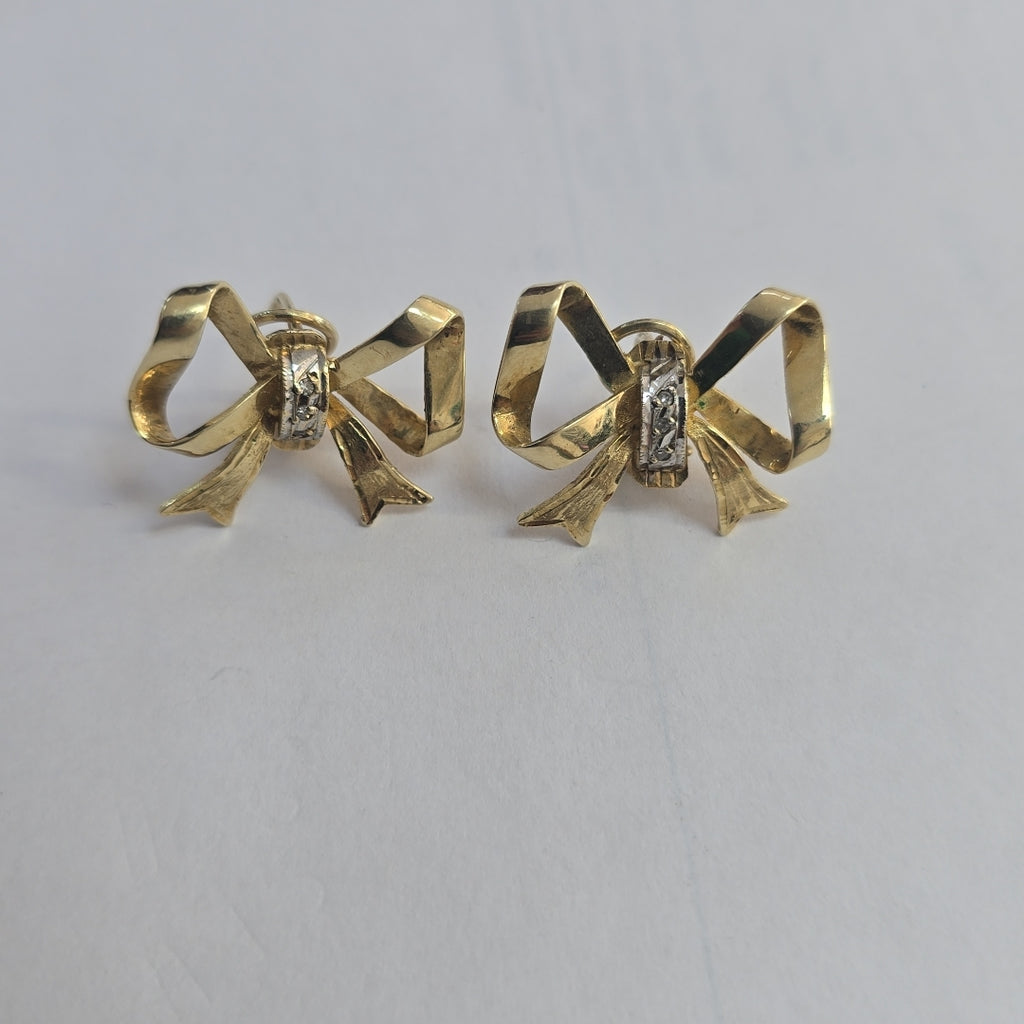 ARETES PAR ORO 14 K 7,00 GRMS (SEMINUEVO)