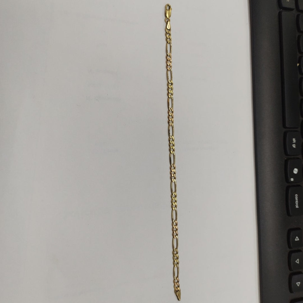 PULSERA ORO COMBINADO 14 K 8.2 GRMS (SEMINUEVO)