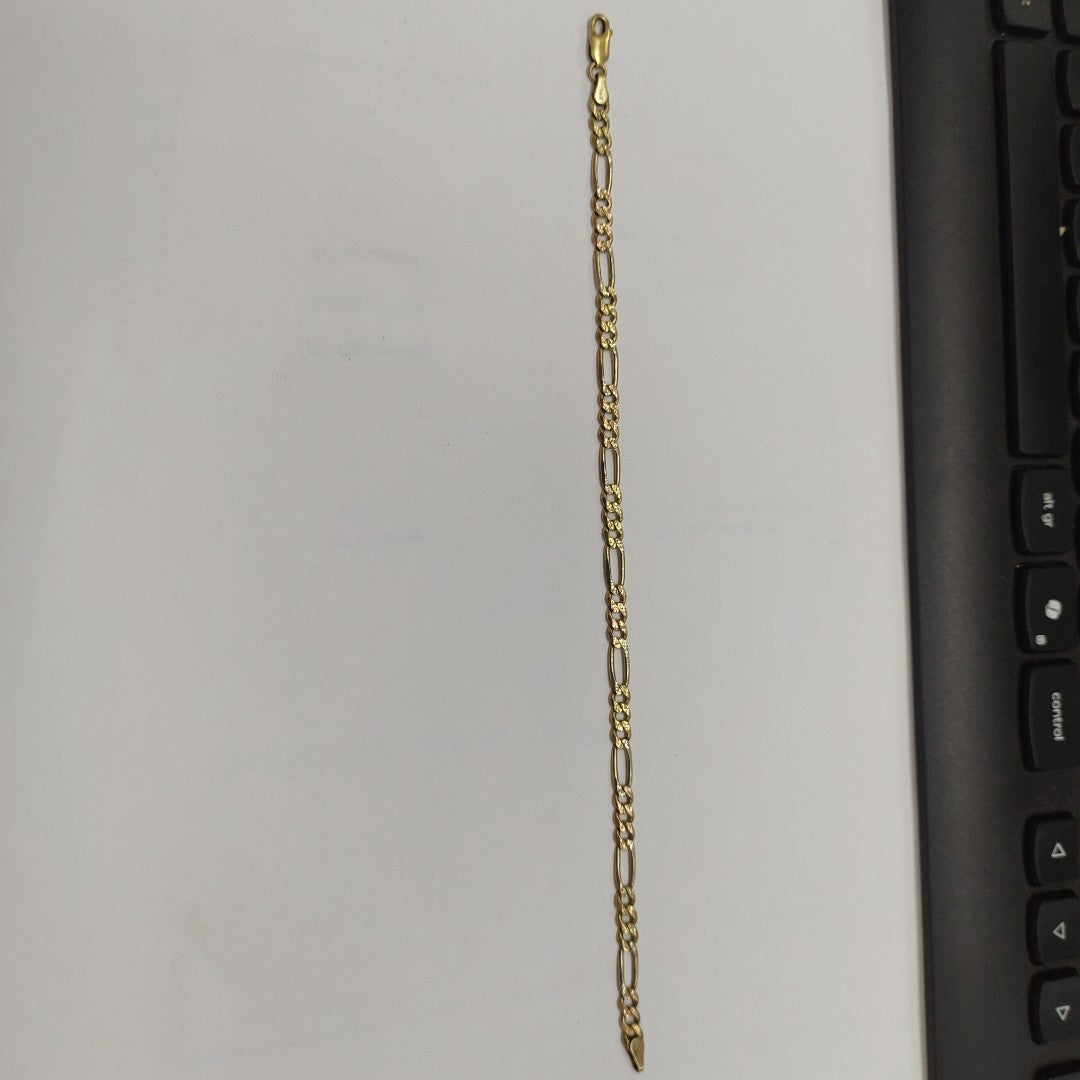 PULSERA ORO COMBINADO 14 K 8.2 GRMS (SEMINUEVO)