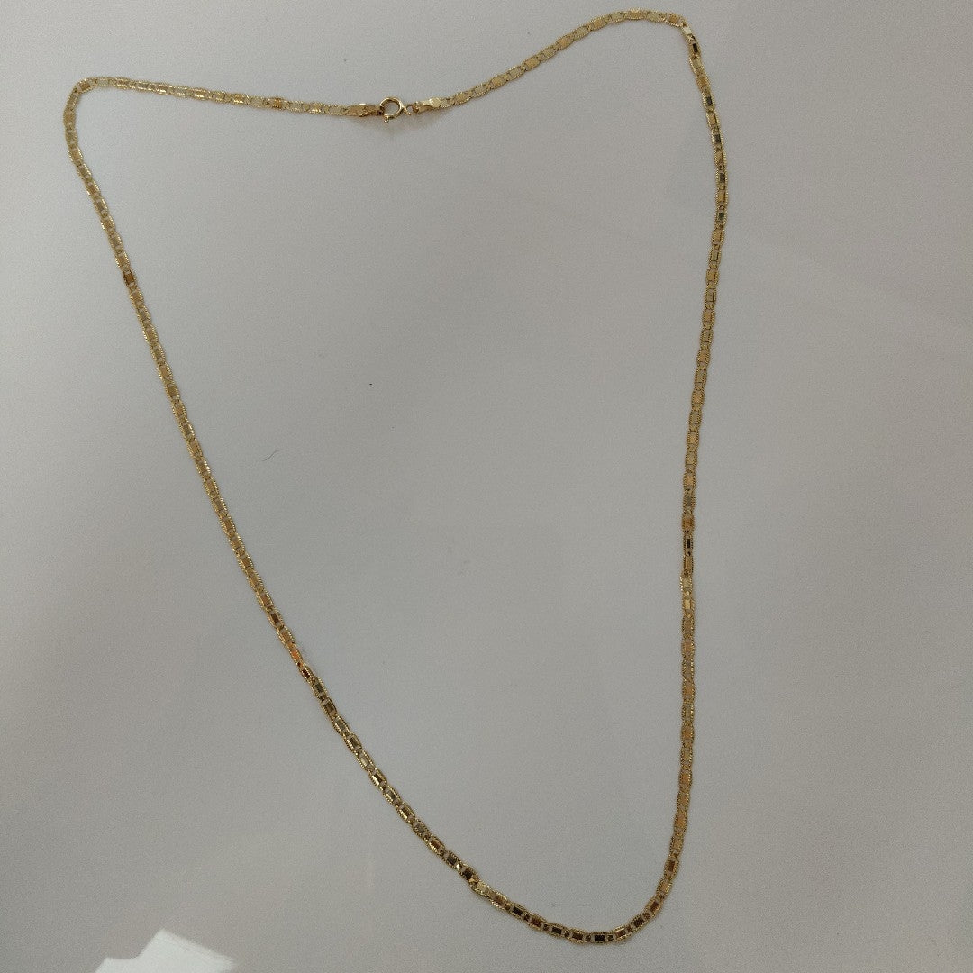 CADENA ORO COMBINADO 14 K 4.5 GRMS (SEMINUEVO)