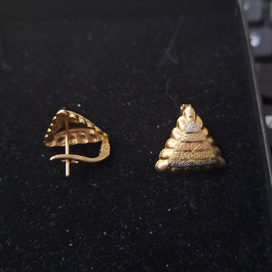 ARETES PAR ORO 10 K 2,60 GRMS (SEMINUEVO)