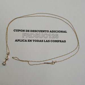 CADENA, DIJE ORO 14 K 2.2 GRMS (SEMINUEVO)
