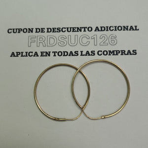 ARRACADAS PAR ORO 10 K 1.6 GRMS (SEMINUEVO)