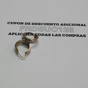 ARRACADAS PAR ORO 14 K 1.2 GRMS (SEMINUEVO)