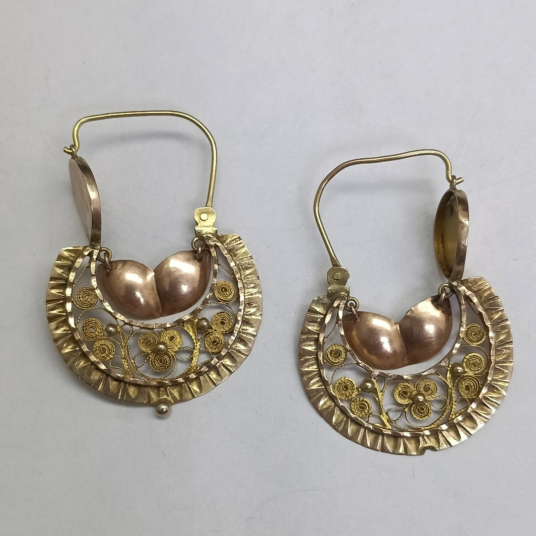 ARRACADAS PAR ORO 8 K 7,90 GRMS (SEMINUEVO)