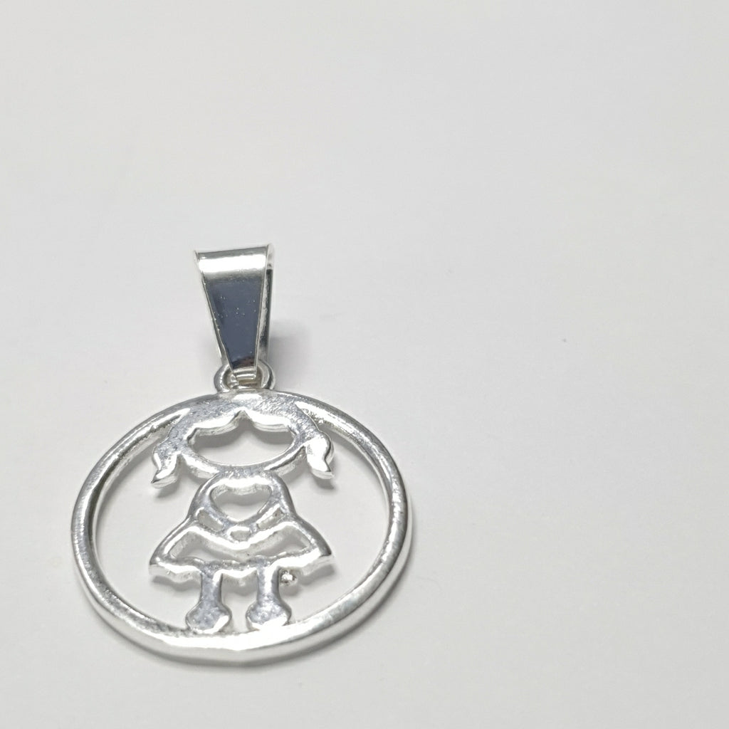 DIJE NIÑA PLATA .925 1.8 GR (NUEVO)