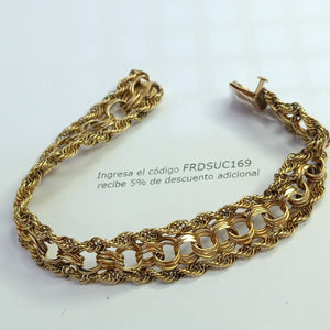 PULSERA ORO 14 K 19,40 GRMS (SEMINUEVO)