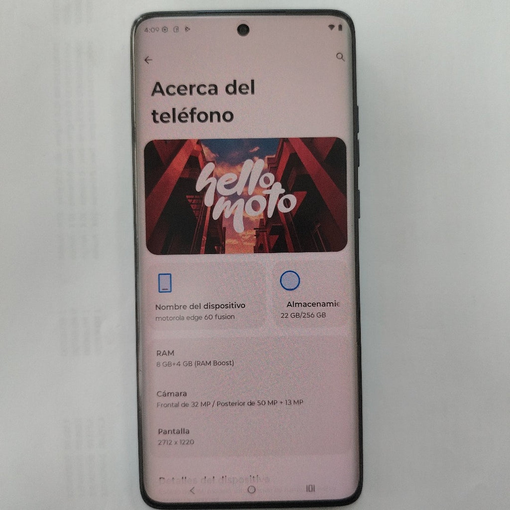 CELULAR MOTOROLA EDGE 60 FUSION XT2503-1 (2025) 256 GB 8 GB RAM (SEMINUEVO)