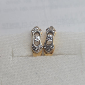 ARETES PAR ORO 14 K 3,00 GRMS (SEMINUEVO)