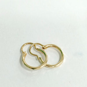 ARRACADAS PAR ORO 14 K 0.8 GRMS (SEMINUEVO)