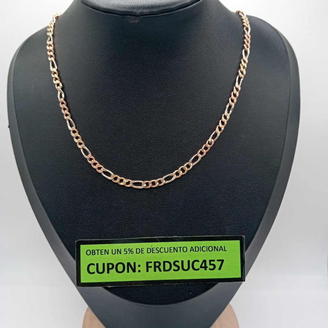 CADENA ORO COMBINADO 14 K 5,30 GRMS (SEMINUEVO)