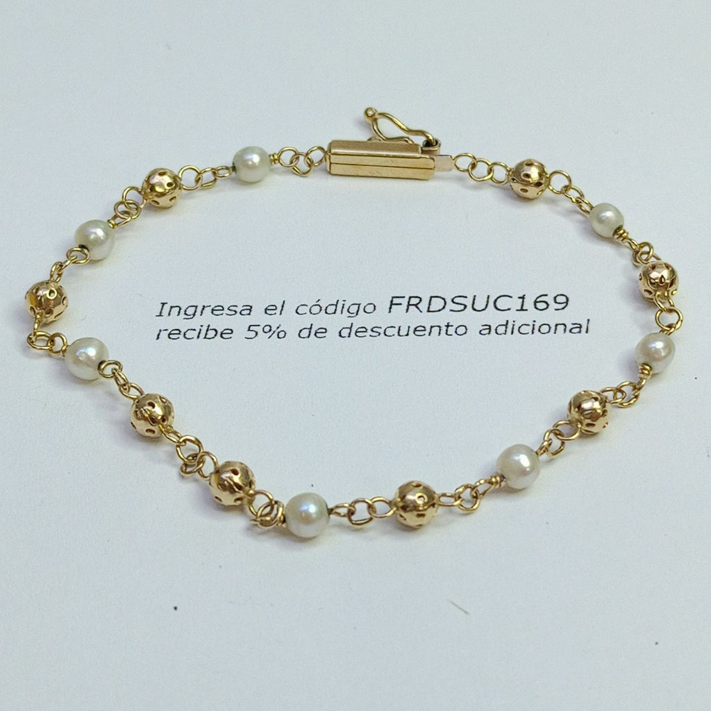 PULSERA ORO 14 K 3.5 GRMS (SEMINUEVO)