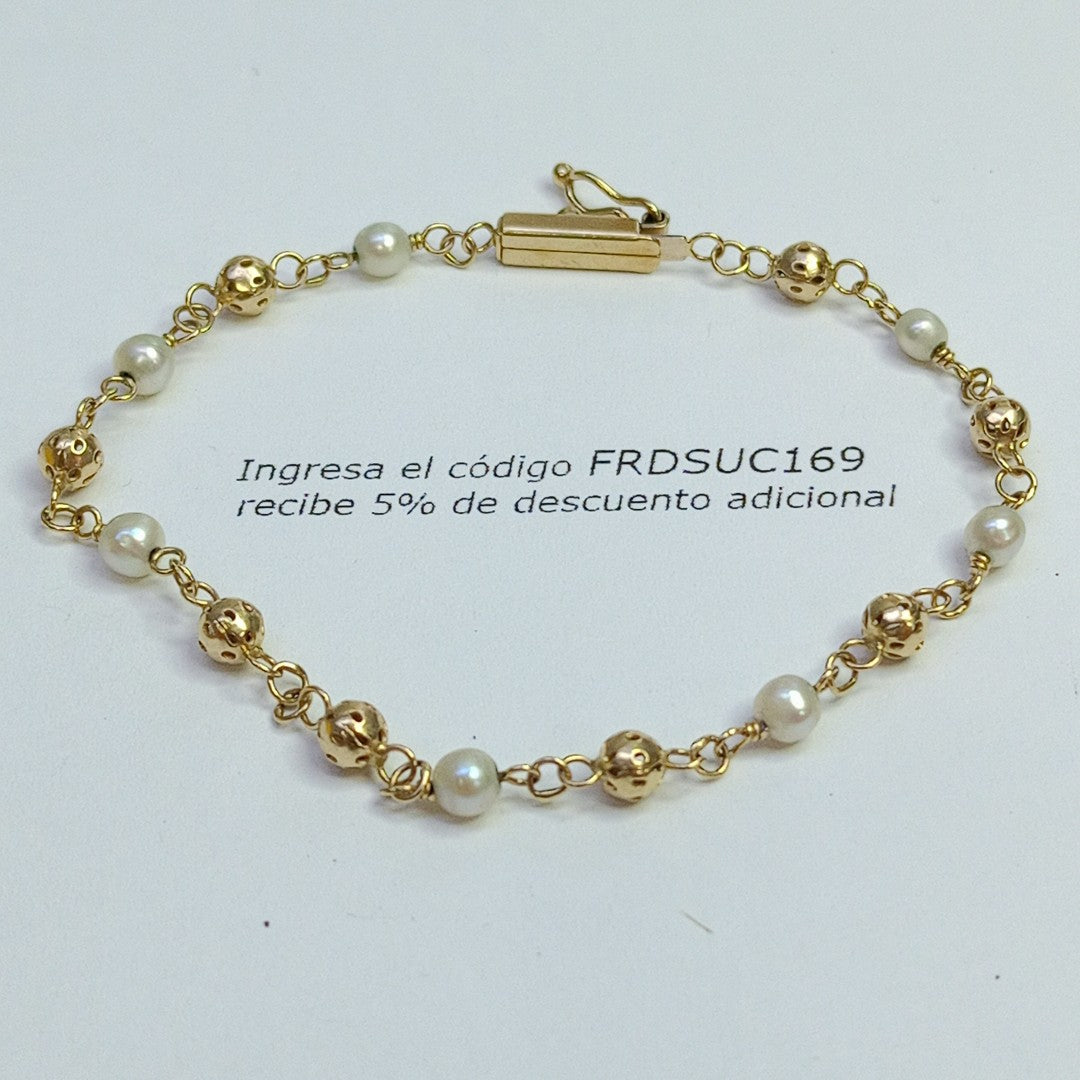 PULSERA ORO 14 K 3.5 GRMS (SEMINUEVO)