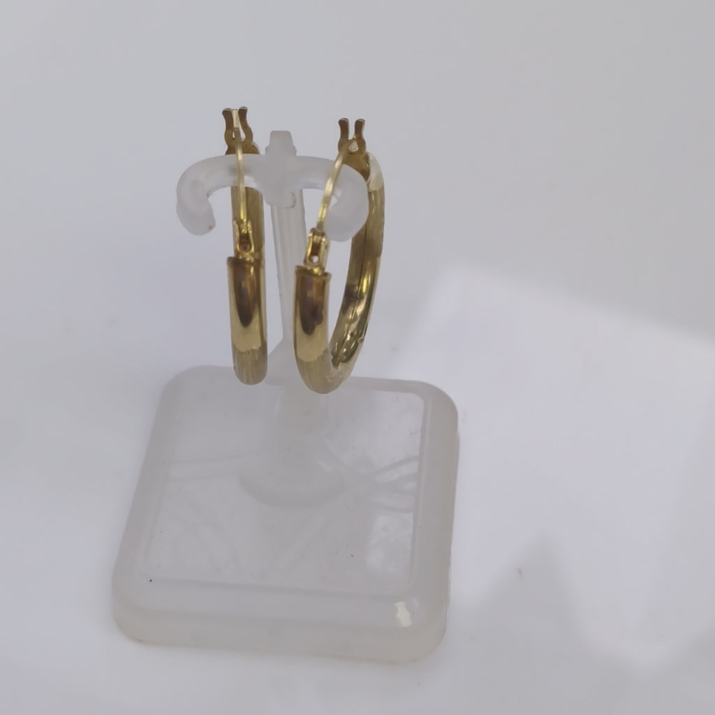 ARRACADAS PAR ORO 10 K 1.9 GRMS (SEMINUEVO)