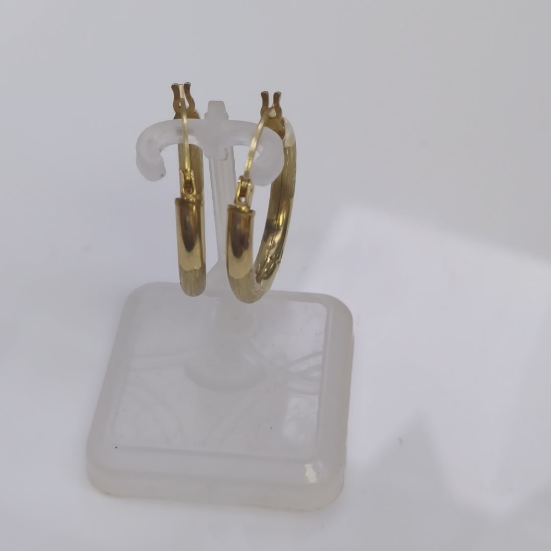 ARRACADAS PAR ORO 10 K 1.9 GRMS (SEMINUEVO)