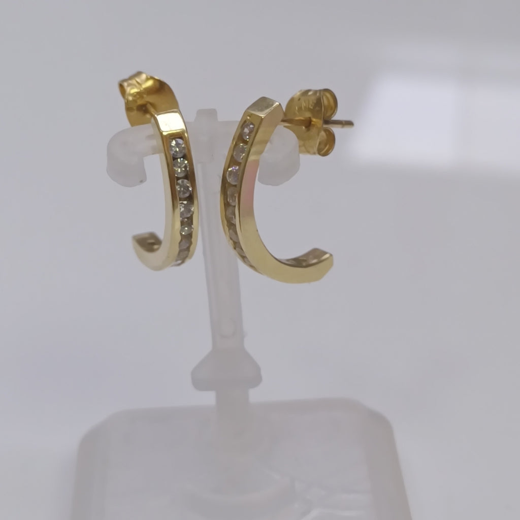 BROQUELES PAR ORO 14 K 2.3 GRMS (SEMINUEVO)