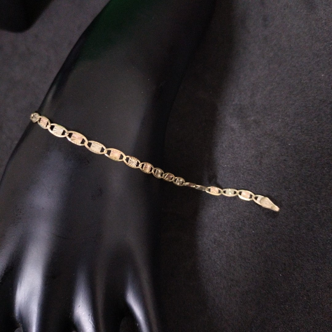 PULSERA ORO, ORO COMBINADO 10 K 2.6 GRMS (SEMINUEVO)