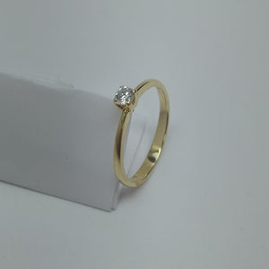 SOLITARIO ORO 14 K 1.5 GRMS (SEMINUEVO)