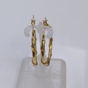 ARRACADAS PAR ORO 14 K 1.7 GRMS (SEMINUEVO)